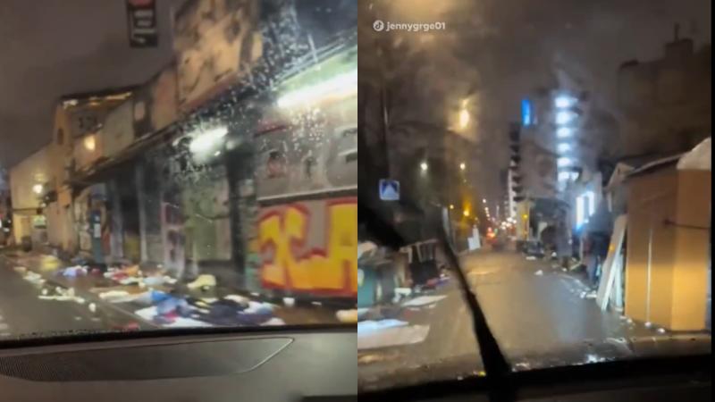 X - Turistas impactadas por acumulación de basura fuera de hotel que reservaron en París: Esto fue lo que pagaron