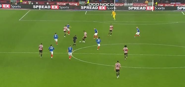 X @CBSSportsGolazo - Ben Brereton aportó con una asistencia en el Sheffield United