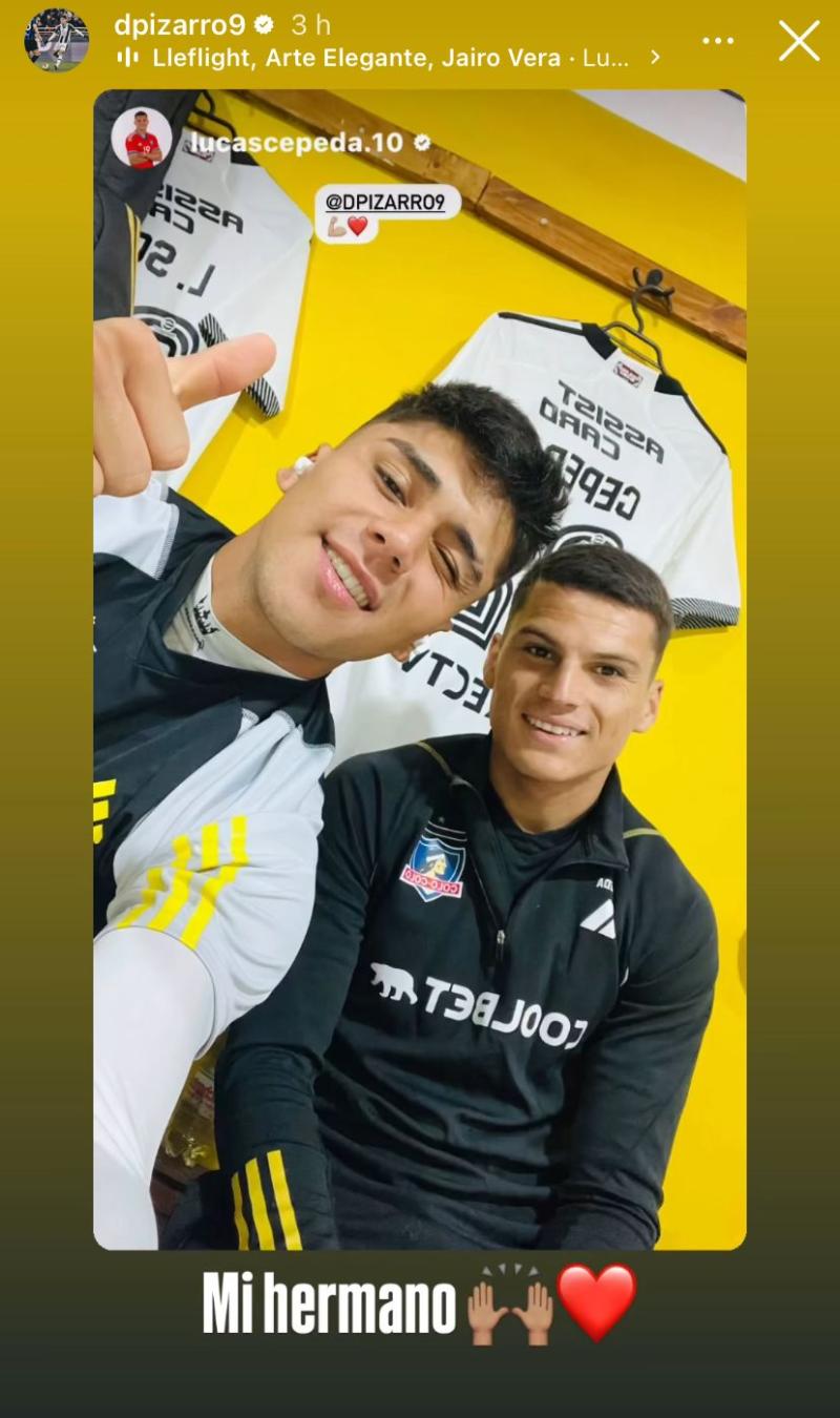 Instagram - El mensaje de apoyo de Lucas Cepeda a Damián Pizarro