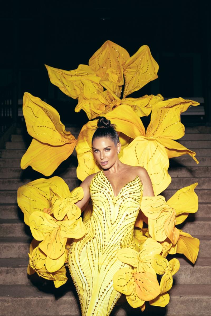Eugenia Lemos antes de la Gala de Viña