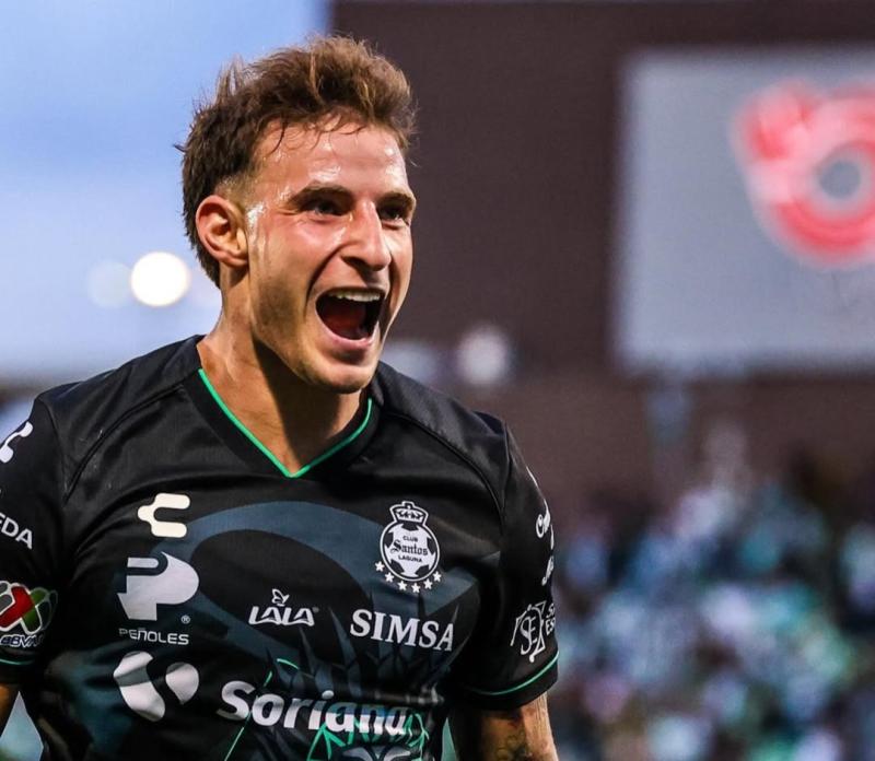 Instagram @clubsantos - Bruno Barticciotto anotó un doblete ante Atlas