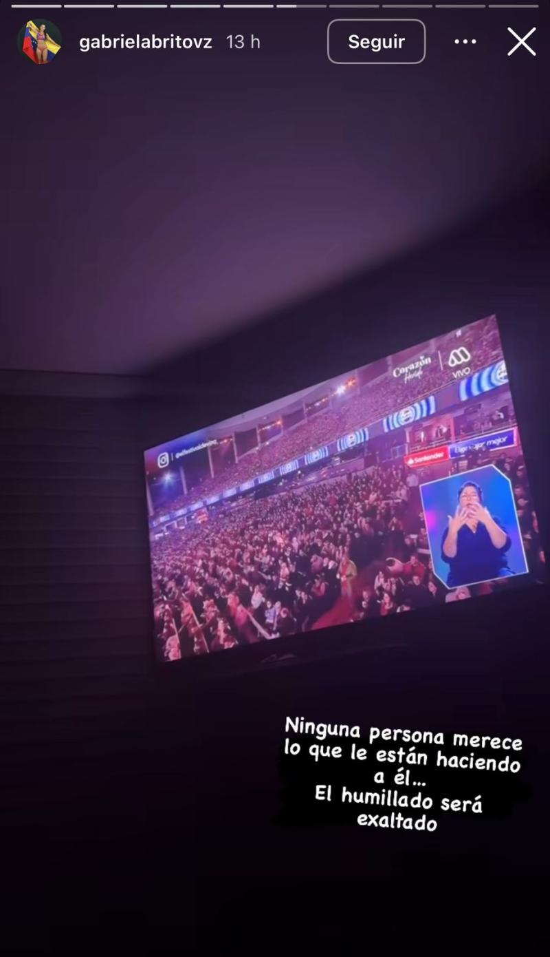 Esposa de Eduardo Bello lamentó lo ocurrido con George Harris en el Festival de Viña - Créditos: Captura