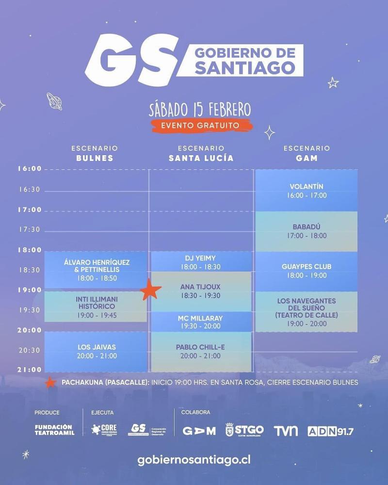 Fiesta 'Santiago Te Amo'