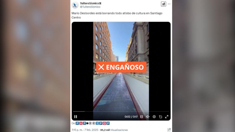 Engañoso: Mario Desbordes “está borrando todo atisbo de cultura en Santiago” al pintar mural de Paseo Bandera