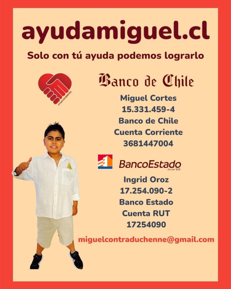 La lucha contra el tiempo de Miguel contra el duchenne - Instagram miguelcontraduchenne