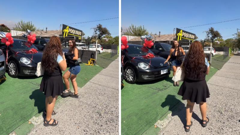 Naya Fácil sorprendió a su hermana con millonario regalo - Instagram