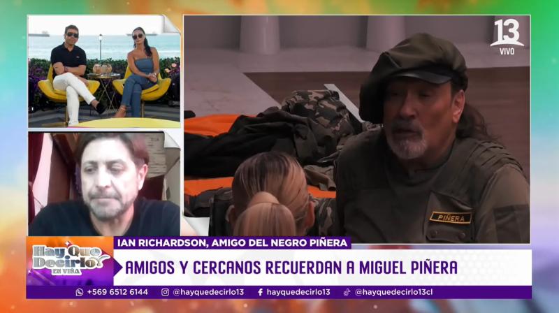 Canal 13 - Amigo de Negro Piñera habla del empresario