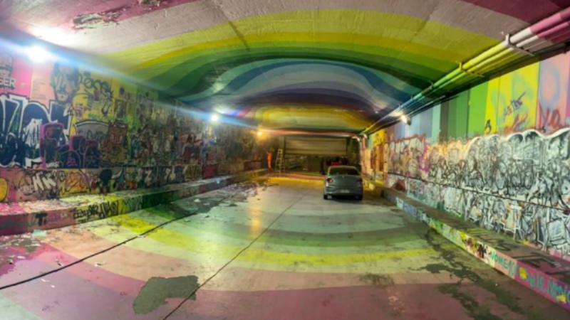 Paseo Bandera en Santiago