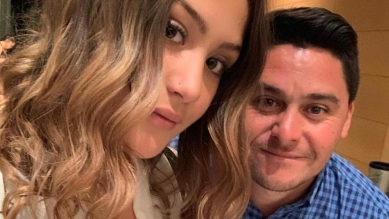 Trini Neira junto a su padre Manuel Neira, exjugador de Colo Colo - Créditos: Redes Sociales
