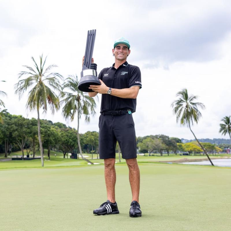 Joaquín Niemann se coronó campeón del LIV Golf de Singapur - Créditos: Instagram