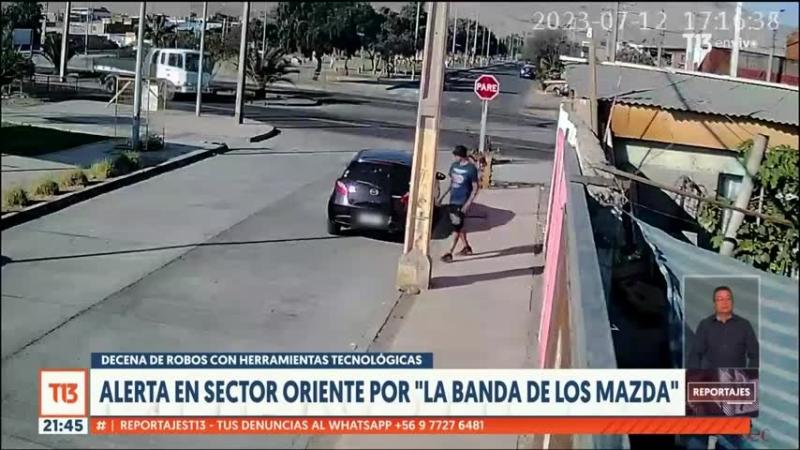 "La banda de los Mazda": Cómo operan y qué aparatos utilizan para robar autos
