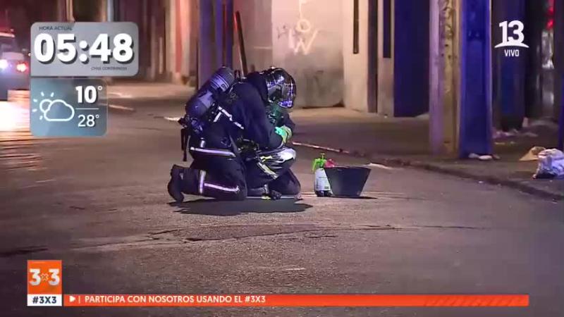 Investigan muerte por cianuro: Encuentran cuerpo en plena vía pública en Santiago