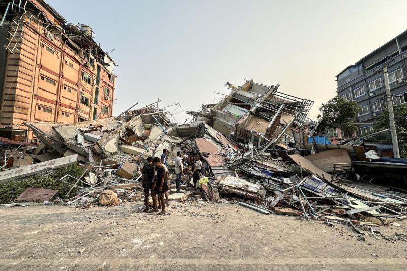 Terremoto en Myanmar y Tailandia - AFP