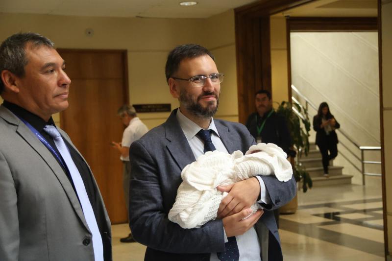 Agencia Uno - Tomás De Rementería junto a su hijo Borja