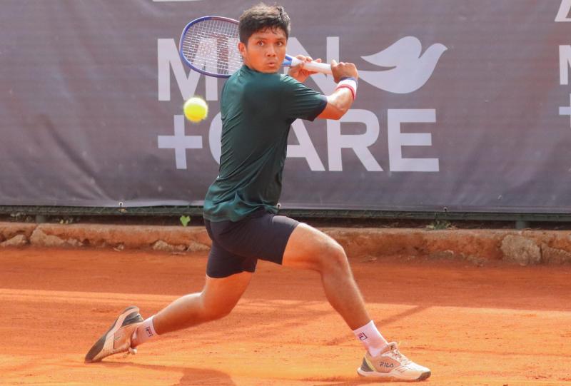 Matías Soto cayó en semifinales en el cuadro de singles - Créditos: Agencia Uno