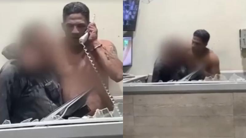 T13 - Conserje agredido y retenido por venezolano