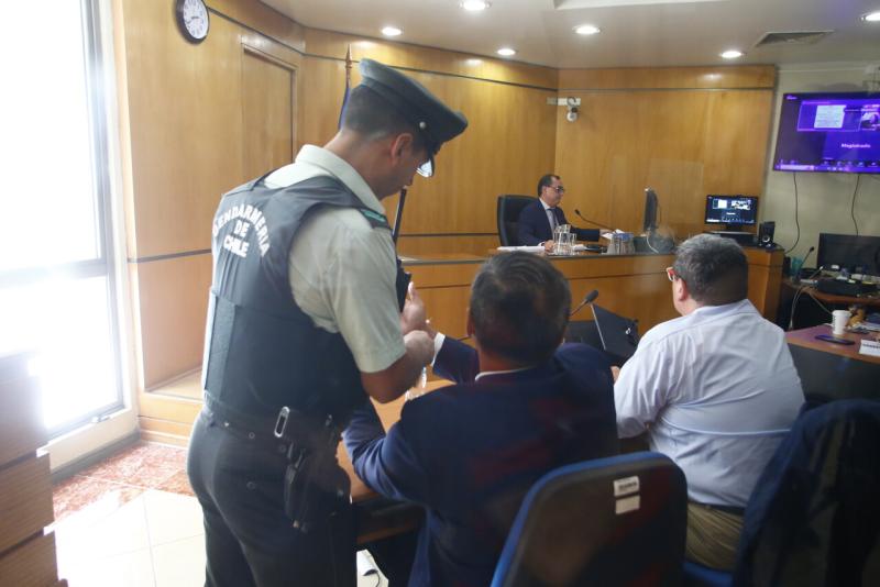 Formalización del desaforado diputado Francisco Pulgar el 19 de febrero