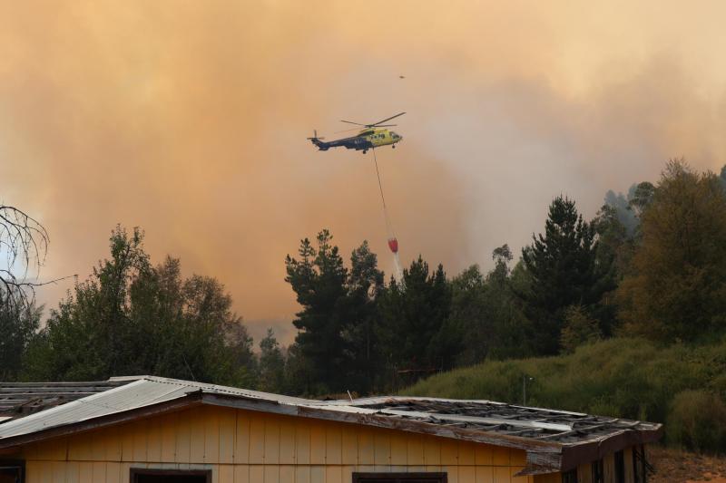 Aton - Incendio forestal en Santa Juana