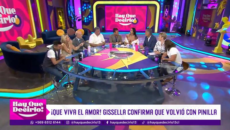 Canal 13 - Pamela Díaz le lanzó broma a Gissella Gallardo