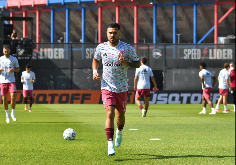Paulo Díaz en igualdad de River Plate - Créditos: @riverplate