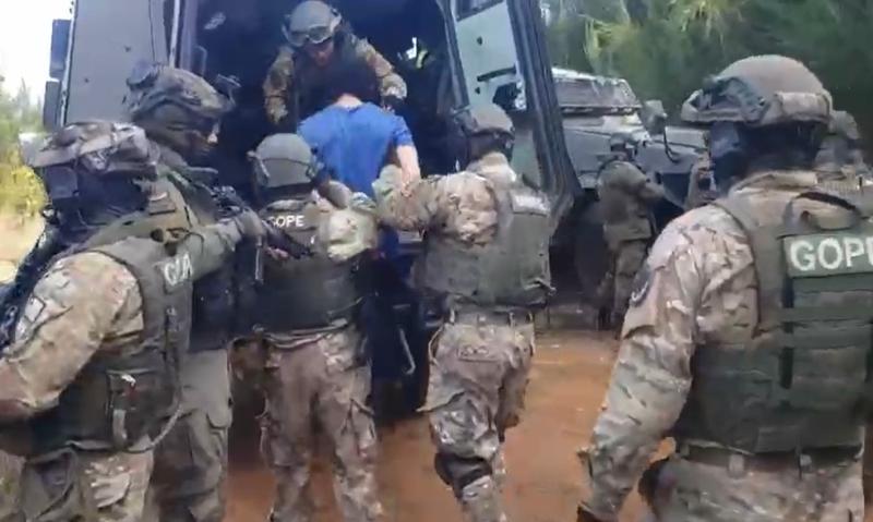 Incautaron bolso con una UZI: Fiscalía entregó detalles de la detención de Tomás Antihuen