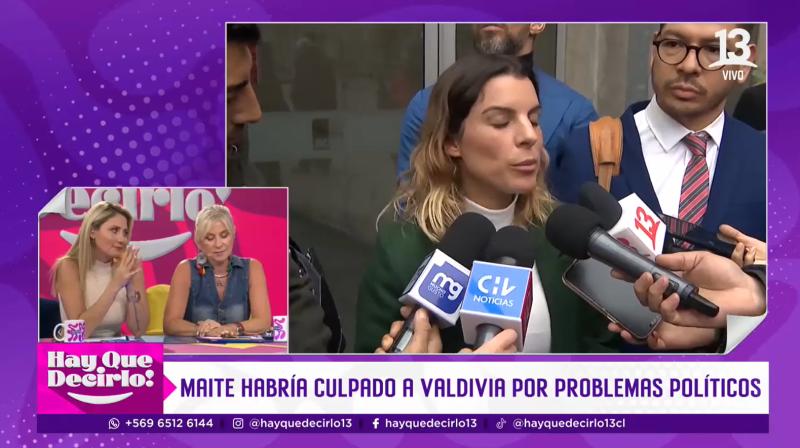 Canal 13 - La reacción de Jorge Valdivia