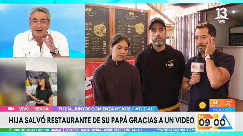 Canal 13 - José Luis Repenning se emociona en Tu Día
