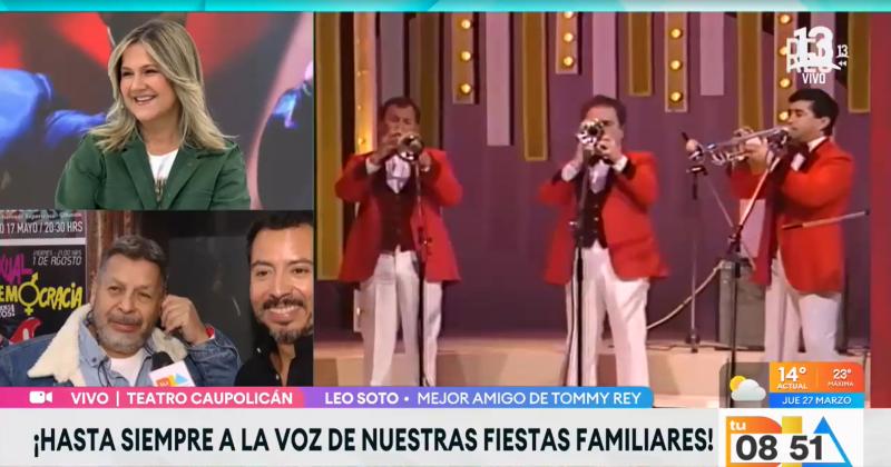 Canal 13 - Michelle Adam habla de la Sonora de Tommy Rey