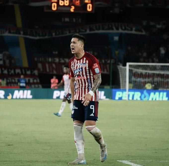 Primer gol de Guillermo Paiva en Junior de Barranquilla - Créditos: X