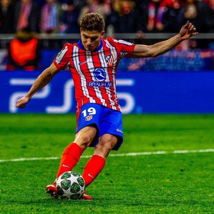 Confirman doble toque en el penal de Julián Álvarez en Champions League - Créditos: X