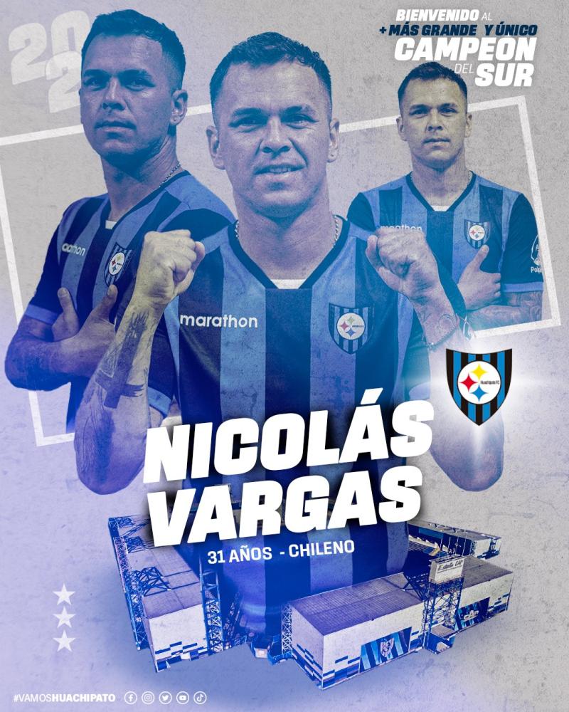 Nico Vargas es el último refuerzo acerero de cara al curso 2025 del fútbol chileno - Créditos: Huachipato