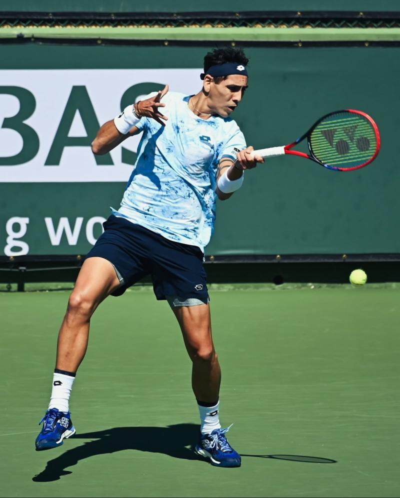 Alejandro Tabilo no pudo con Taylor Fritz en Indian Wells - Créditos: Team Chile