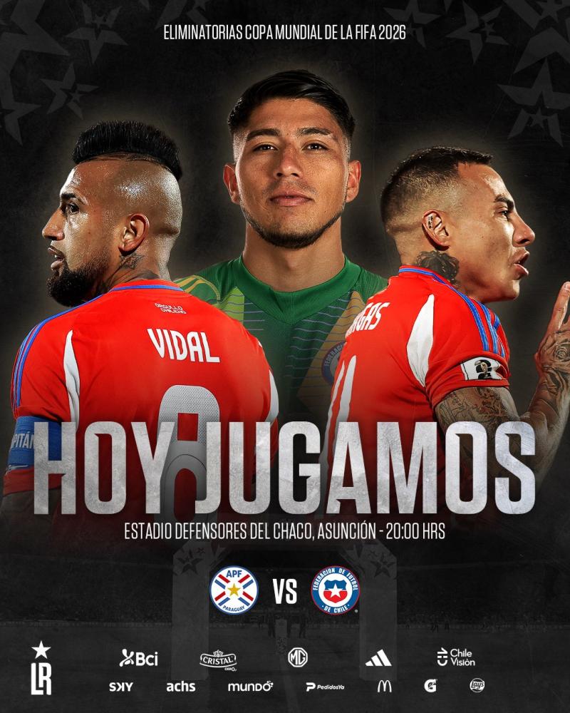 Chile ya definió a su formación - Créditos: La Roja