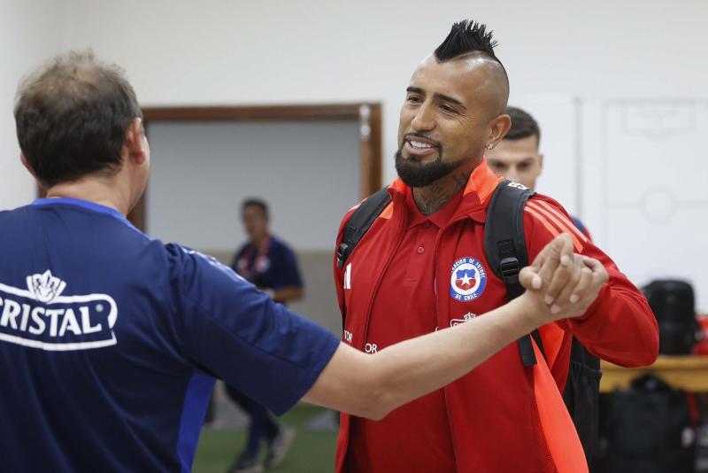 Ricardo Gareca previo a Chile vs Paraguay - Créditos: @LaRoja