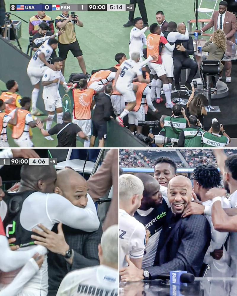 Cecilio Waterman celebró su histórico gol con Henry - Créditos: ESPN