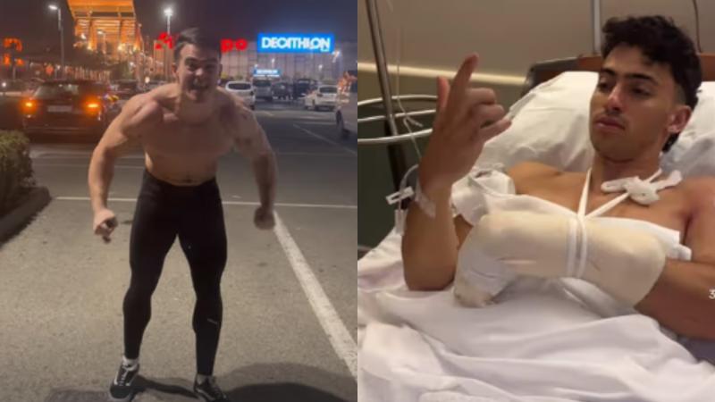 TikTok - Gero Arias sufre grave accidente