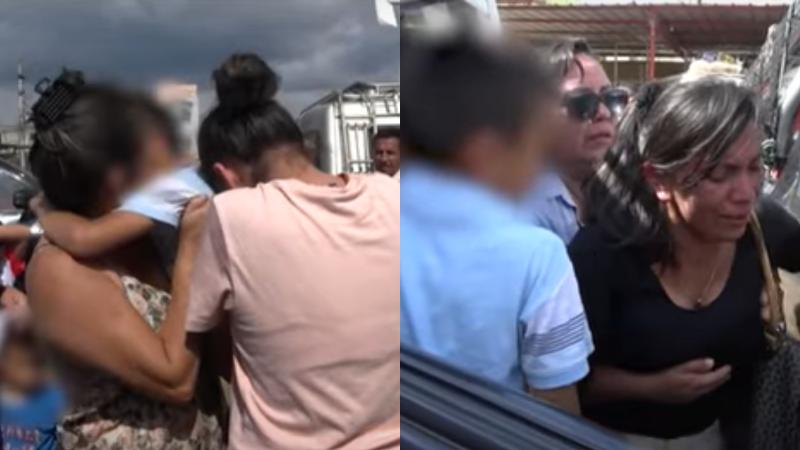 Buenos días Perú - Ambas madres despidiéndose de los niños que criaron