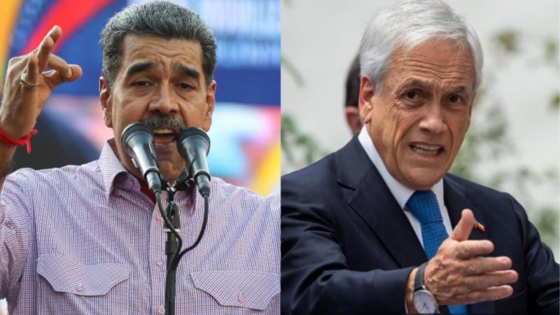 AFP / Nicolás Maduro - Sebastián Piñera