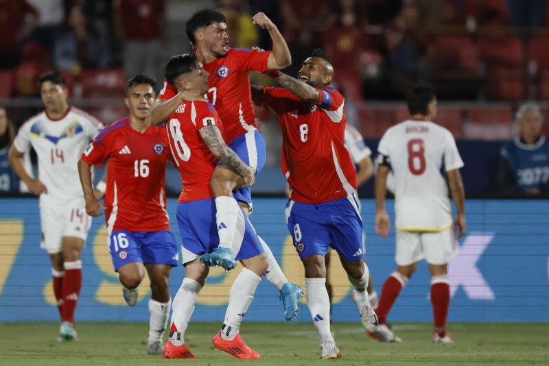 Photosport - La Roja viene de derrotar a Venezuela en el Estadio Nacional