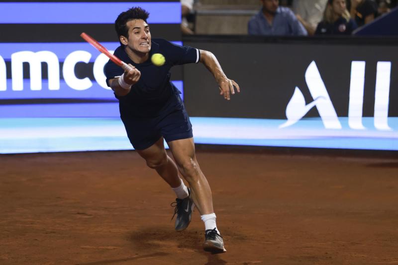 Cristian Garin viene de despedirse del Chile Open en octavos - Créditos: Photosport