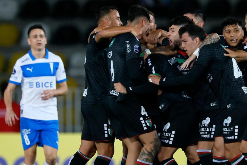Gol de Bryan Carrasco para Palestino por Copa Libertadores - Créditos: Photosport