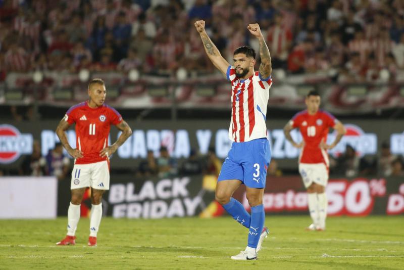 Photosport - El gol de Paraguay ante la Roja