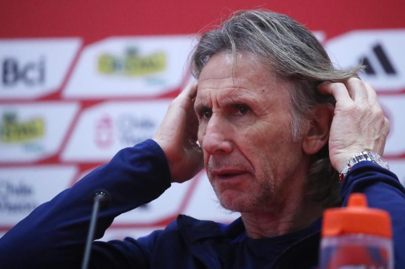 Photosport - Ricardo Gareca habló antes del partido de Chile y Ecuador