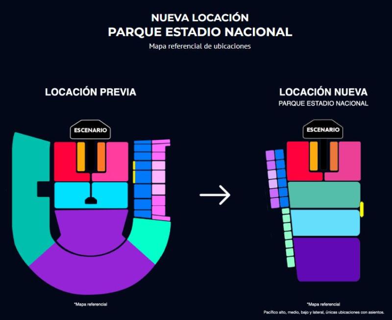 Shakira nuevas ubicaciones