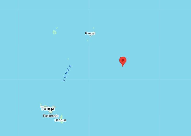 Sitio del temblor en Tonga, se descartó tsunami para Chile