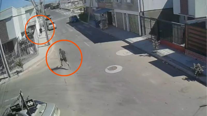 T13 - Vecino persigue a delincuente en San Bernardo