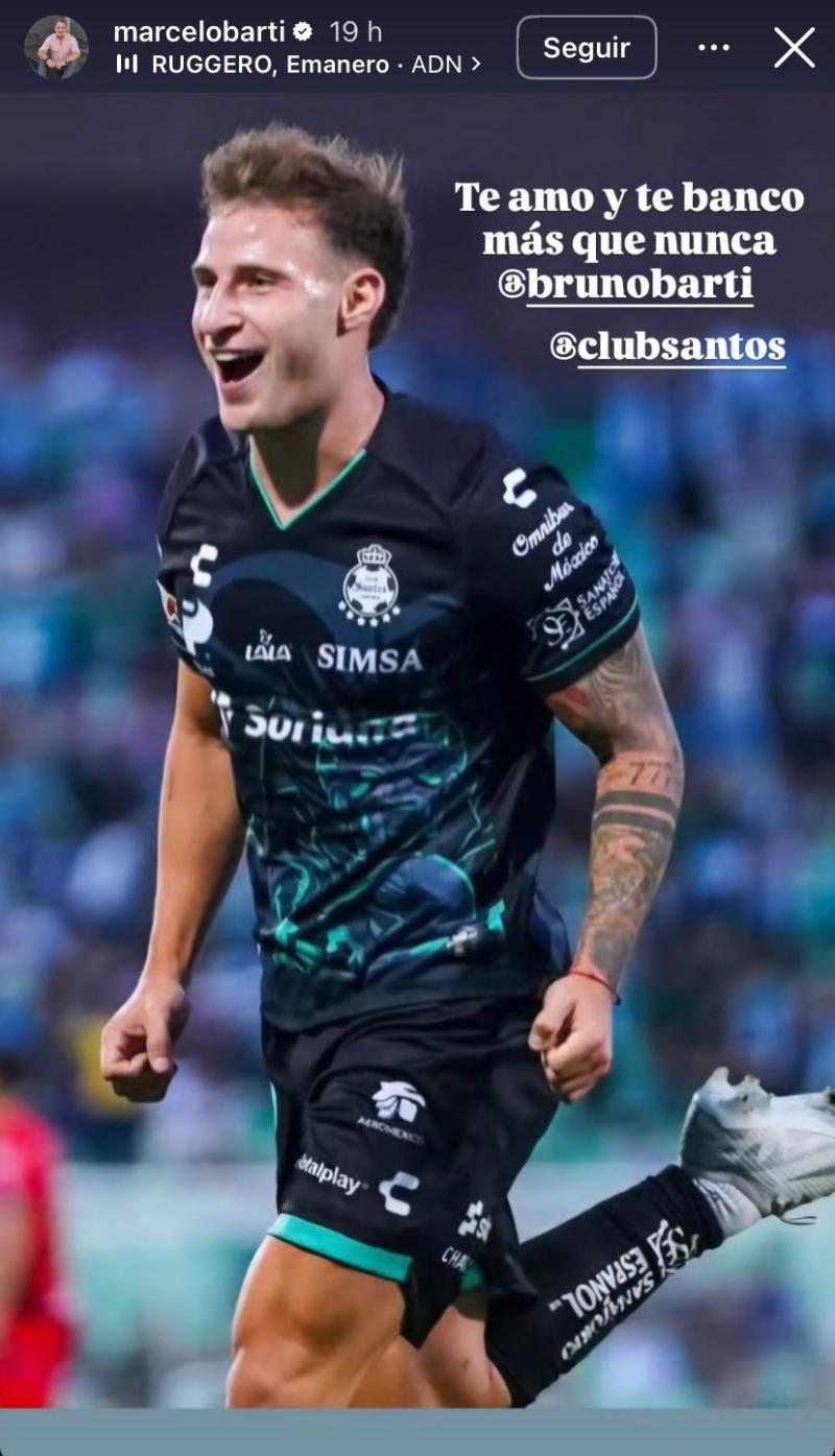 Instagram - El mensaje de Marcelo Barticciotto por la ausencia de su hijo en la Roja