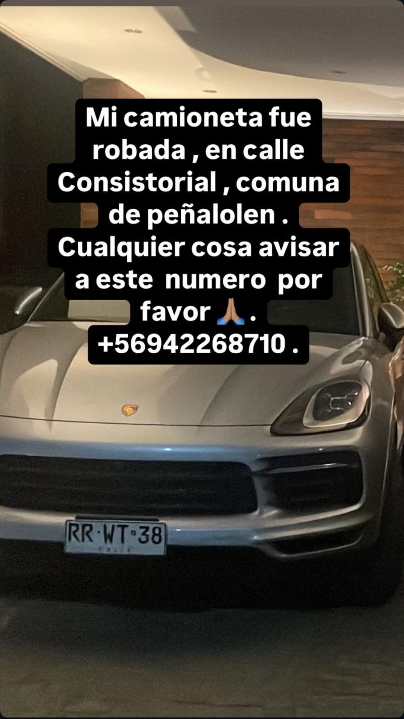 Instagram - Esteban Pavez sufre millonario robo de su camioneta