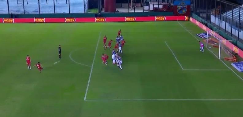 X @TyCSportsPlay - Leonardo Gil hizo un golazo de tiro libre