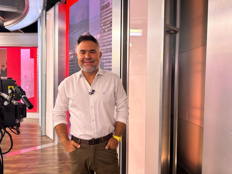 Gianfranco Marcone, meteorólogo de Canal 13